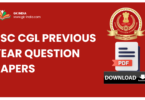 SSC CGL Previous Year Question Papers